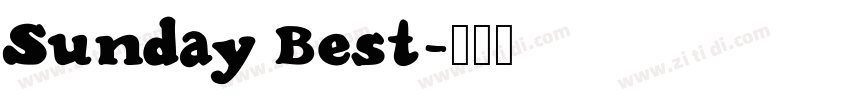 Sunday Best字体转换